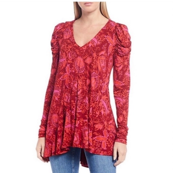 Free people Hello Lover ruched sleeve mini dress - Picture 7 of 12